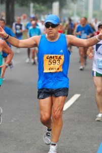 Djalma Mello na Meia Maratona do Rio em 2009.