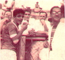 Na foto Dida conversa com o cronista Batista dos Santos antes do jogo com o Bahia.