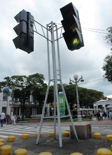 O semáforo gigante de Itu/SP.