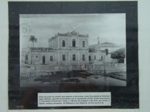 Prédio onde hoje funciona o Museu da Imagem do Som, no bairro de Jaraguá.