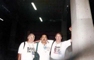 Eu, Antônio Édson e Roberto Carmona.